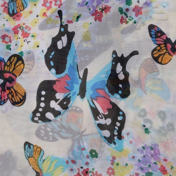 NEW Butterfly Spring/Summer Scarf - Picture 4 of 4